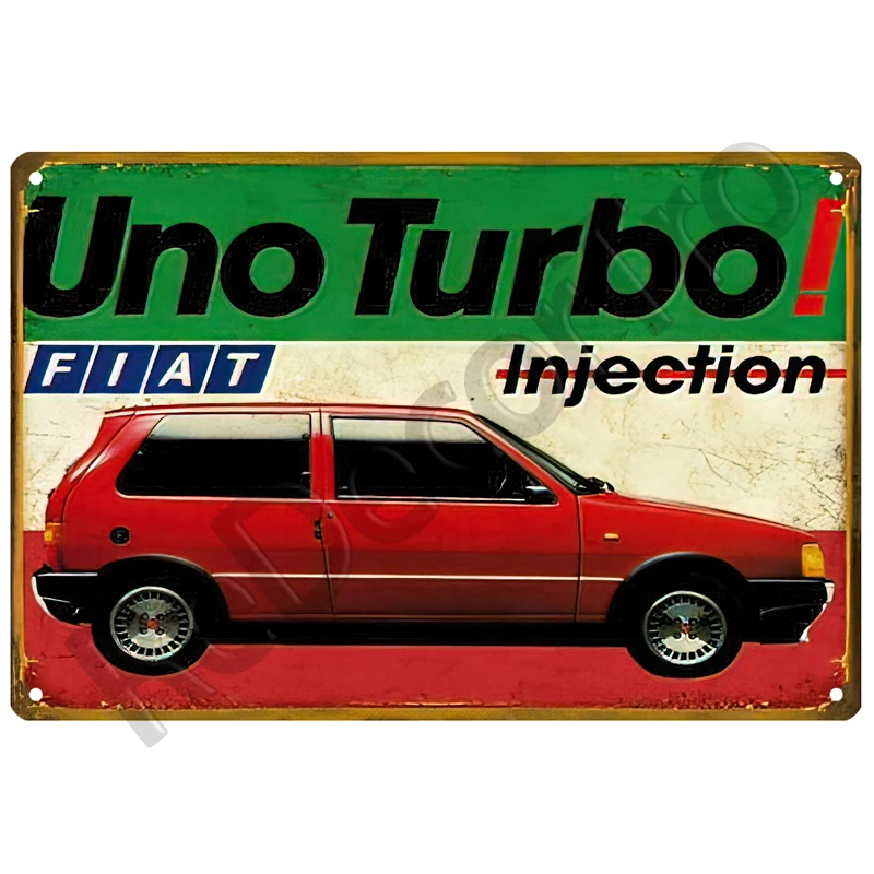 

Металлическая вывеска FIAT