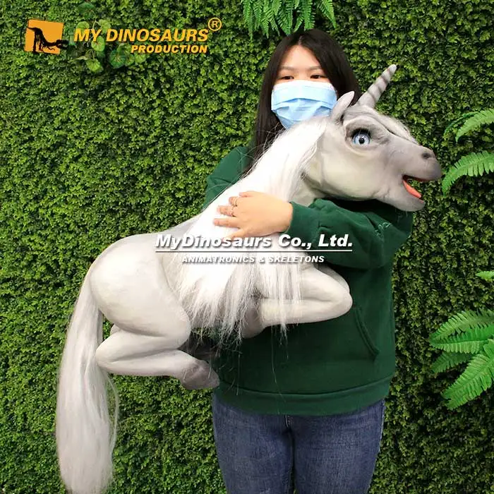 

Halloween Props Interactive Baby Unicorn Hand Puppet