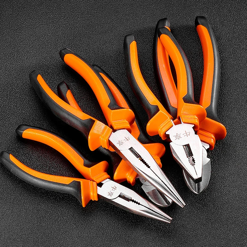 

Needle Pliers Universal Tools Nippers Diagonal Multifunctional Electrician Sets Universal Wire Cutters Hand Pliers Cutting Nose