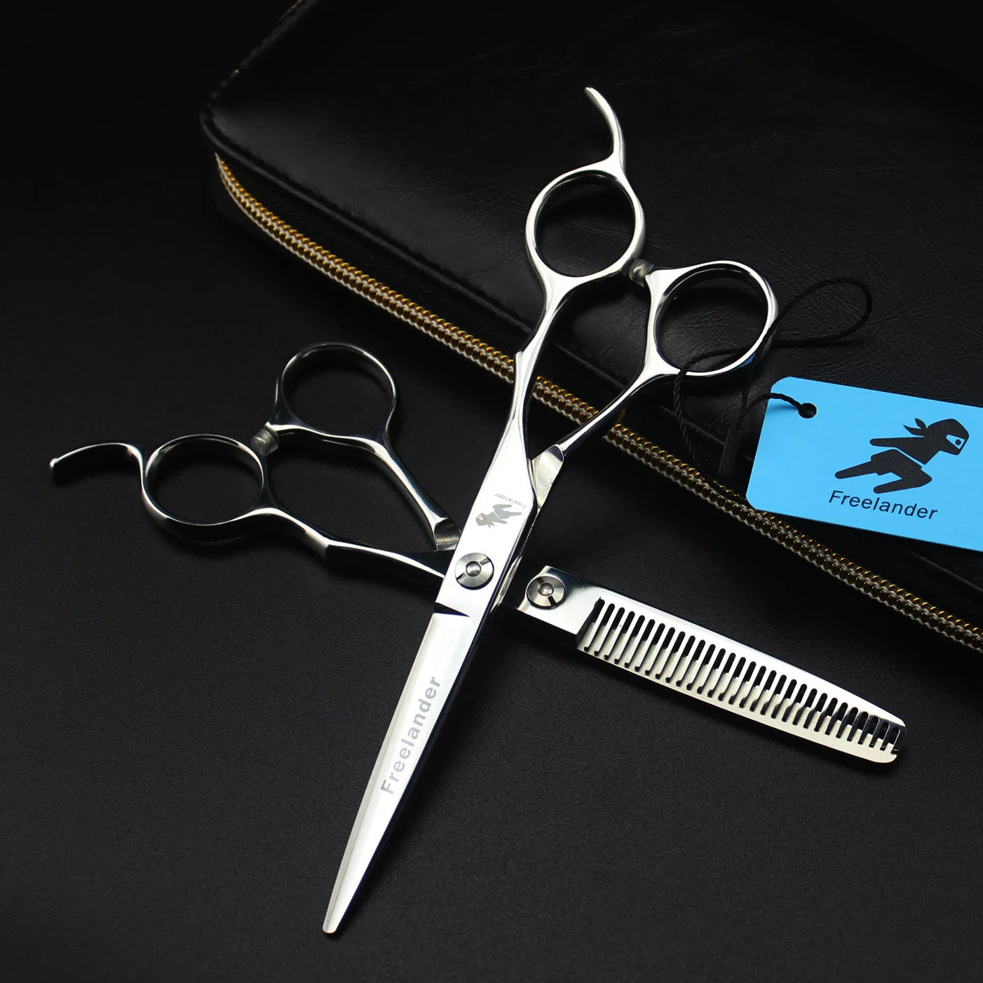 

6 Inch Traceless teeth Professional Hair Salon Scissors Cut Barber Accessories Haircut Thinning Shear Hairdressing Tool Scissors