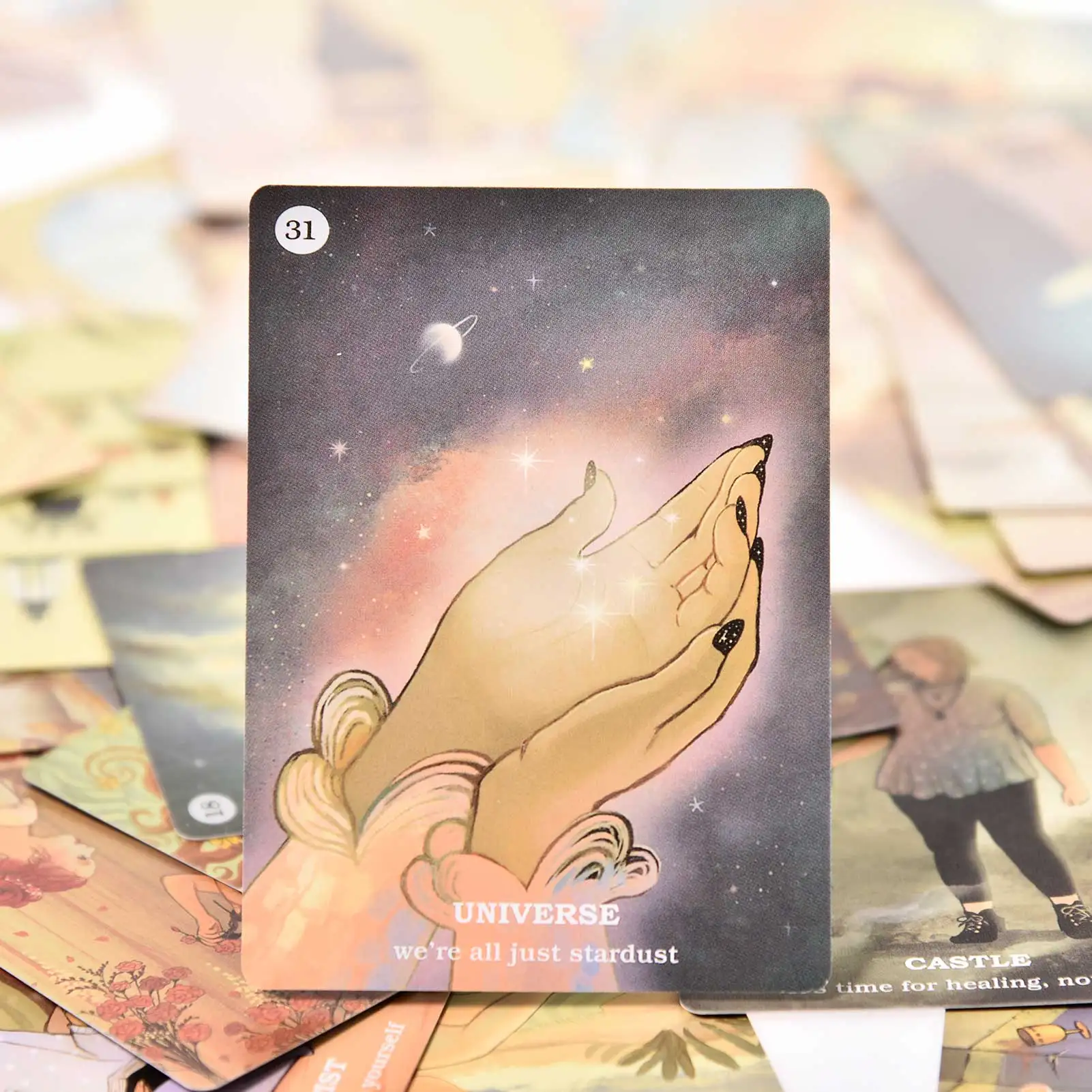 45 карт верьте в свою собственную магическую колоду с изображением оракла таро