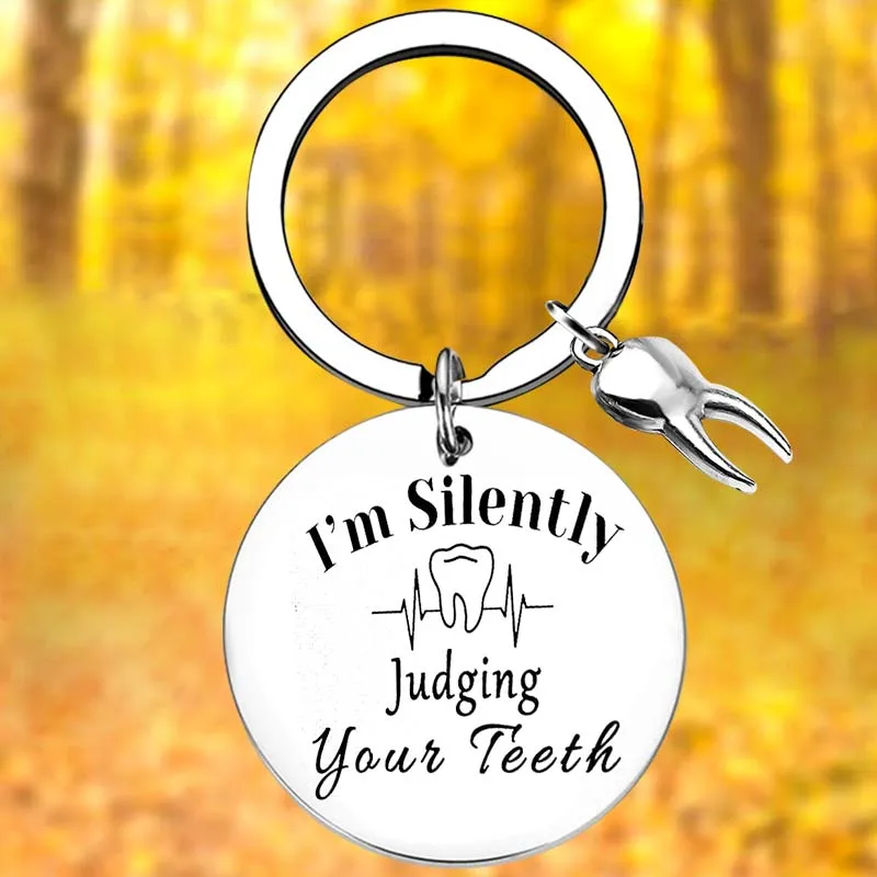 

Dentist Gift Dental Gift Keychain Dental Assistant Gift Dental Hygienist Gift Key Chain Pendant Jewelry Dentist Thank You Gift