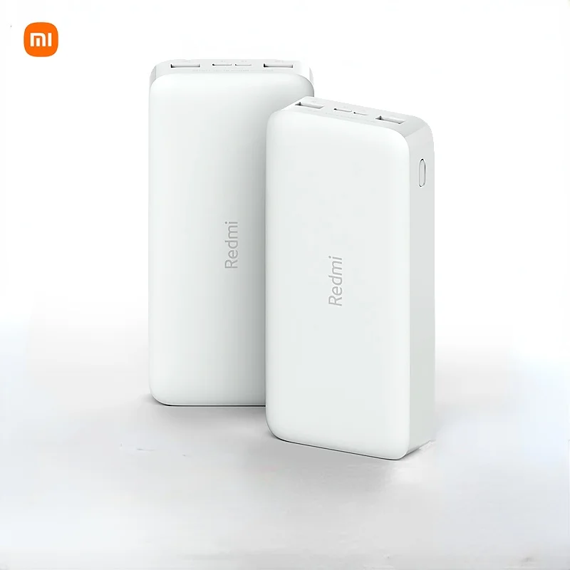 

Оригинальный мобильный блок питания Xiaomi Hongmi 20000 мА 18 Вт Быстрая зарядка Мобильный блок питания Внешняя батарея внешний источник питания
