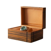 luxury wooden watch boxes storage organizer box men creative brown retro watch box case wood pillows display box free shipping