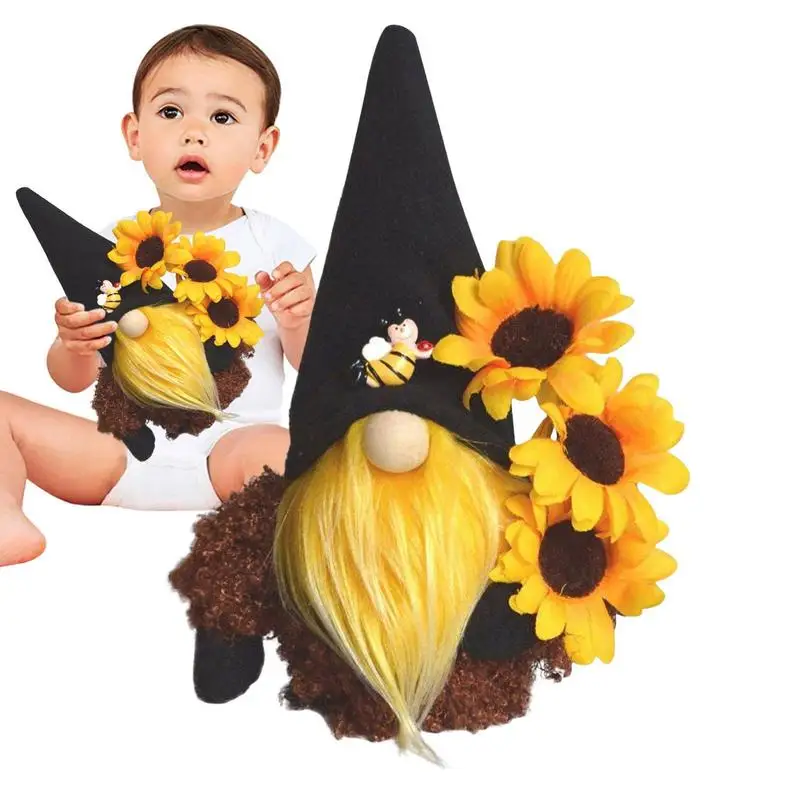 

Bumble Bee Gnomes Plush World Bee Day Spring Desktop Decoration Kids Toy Hanging Ornament