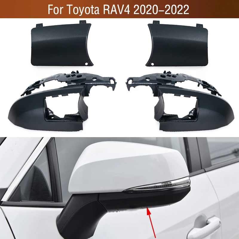 

Car Exterior Rearview Wing Door Side Mirror Bottom Lower Base Cover Shell Cap Lid For Toyota RAV4 RAV 4 2020 2021 2022