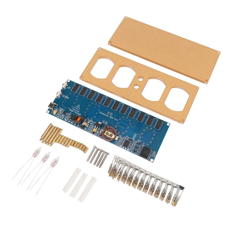 

Diy In12 In-12 Nixie Tube Pcba Kit Digital Clock Beautiful Gift,No Tubes