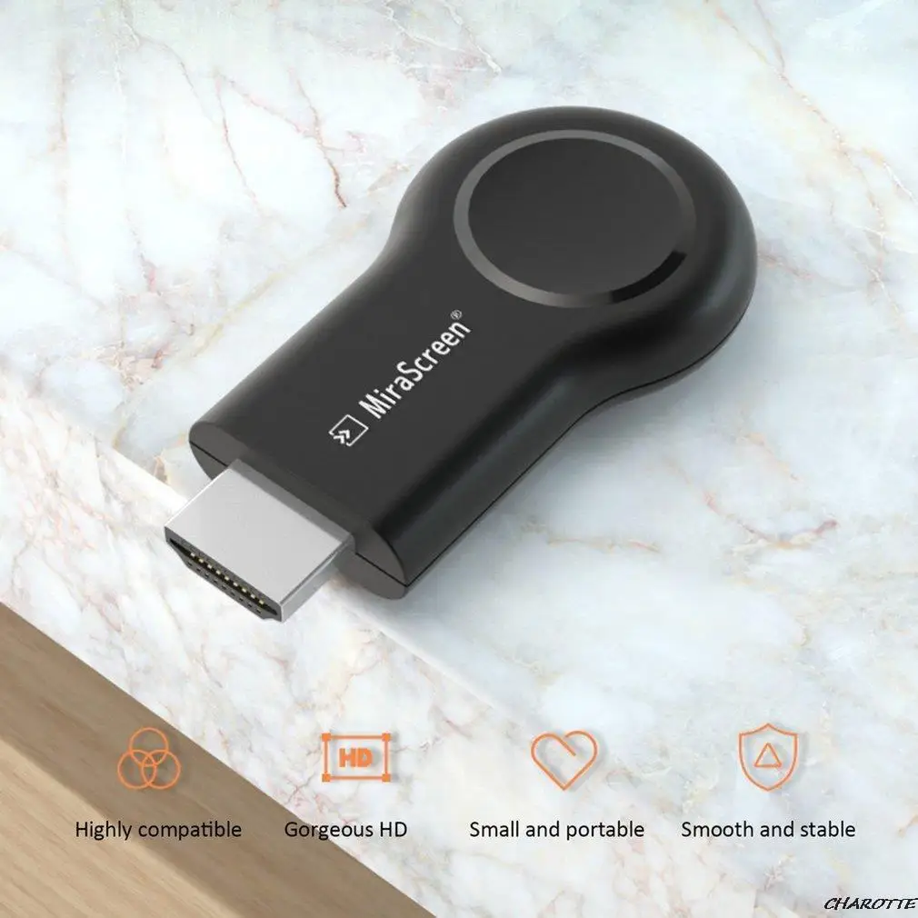 

Wireless Display 1080P Apple Android Mobile TV Projector Same Screen HDMI-Compatible High-Definition Push Treasu