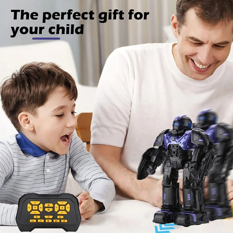 

Умная игрушка-робот с дистанционным управлением, музыкальный робот, подарок для детей, игрушка для раннего развития