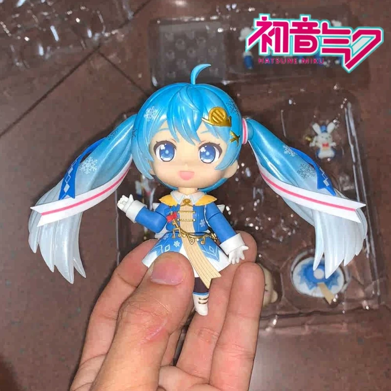 

[In Stock] Good Smile Company Nendoroid 2023 Snow Hatsune Miku Serene Winter Ver. Rabbit Yukine Action Anime Figure Model Toys