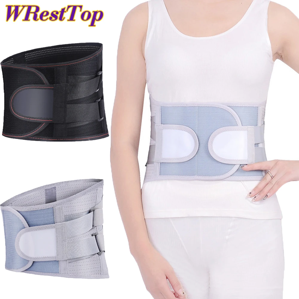 

Adjustable Lower Back Brace Belt, Compression Lumbar Waist Support for Pain Relief Herniated Disc, Sciatica, Scoliosis Men Women