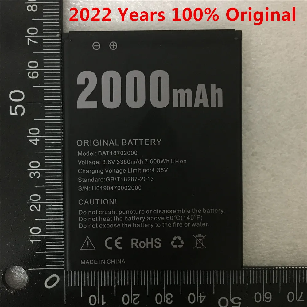 

Original 2000mAh Battery for Doogee X50 High Quality mobile phone Replacement Batteries Battery