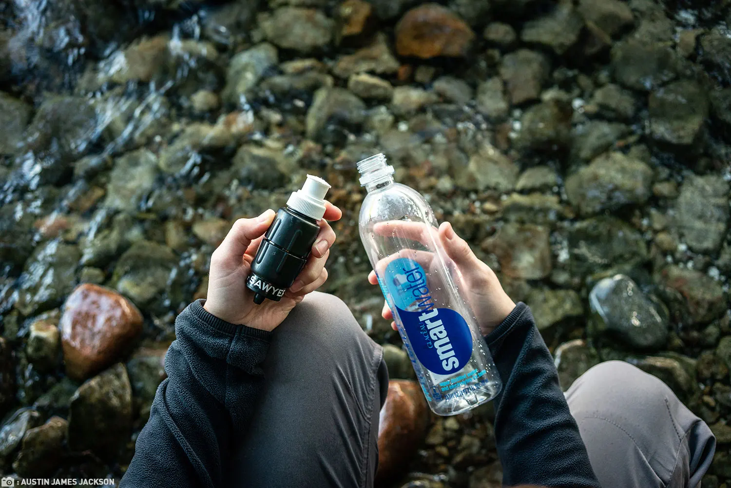 SP8129 Micro Squeeze Water Filtration System w/ Two 32-Ounce (1-Liter) Pouches