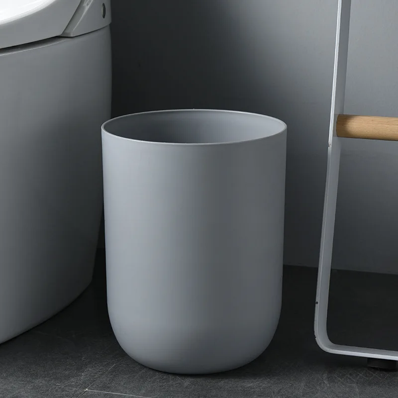 

Trash Cans, Home Living Room Creative, Light Luxury, Simple Modern Kitchen, Bedroom, Lidless, Garbage Can, Large Size