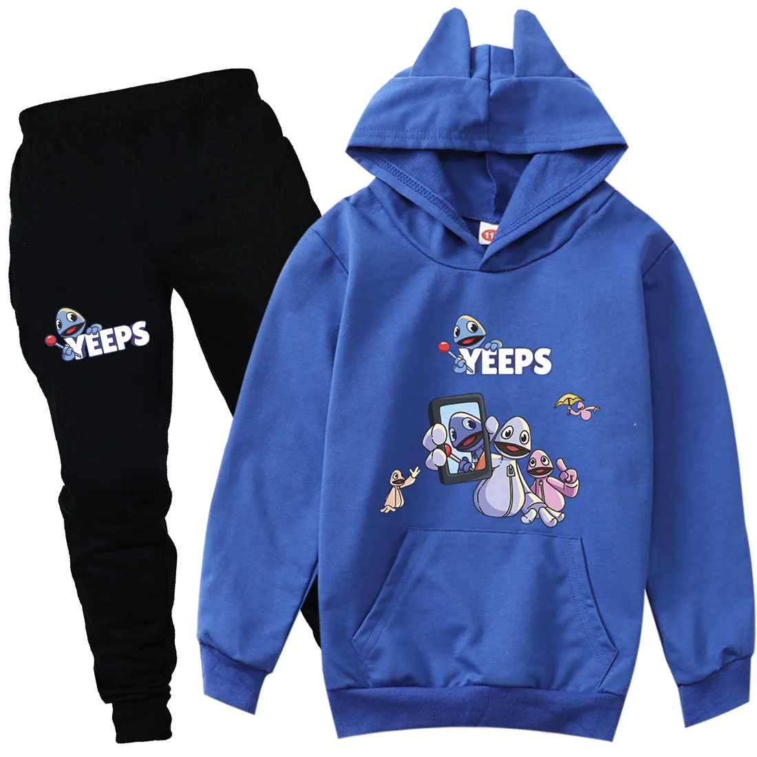 Комплекты детской одежды костюм Yeeps для девочек толстовки с длинными рукавами и