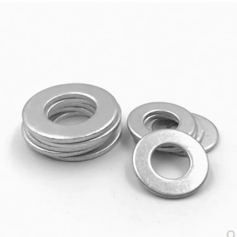 

20PCS m4 m5 M6 M7 M8 M9 M10 M11 to M24 Aluminum Flat Washer Ring Gasket Sump Plug Oil Seal Fittings Washer thickness 2mm
