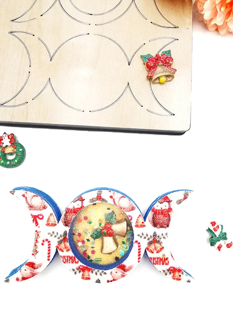 DIYРождественские игрушки для рукопожатия своими руками штамп резки древесины