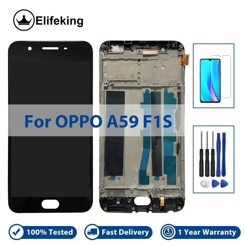 ЖК-дисплей для OPPO F1s / A59 дисплей для замены для A1601 с инструментами