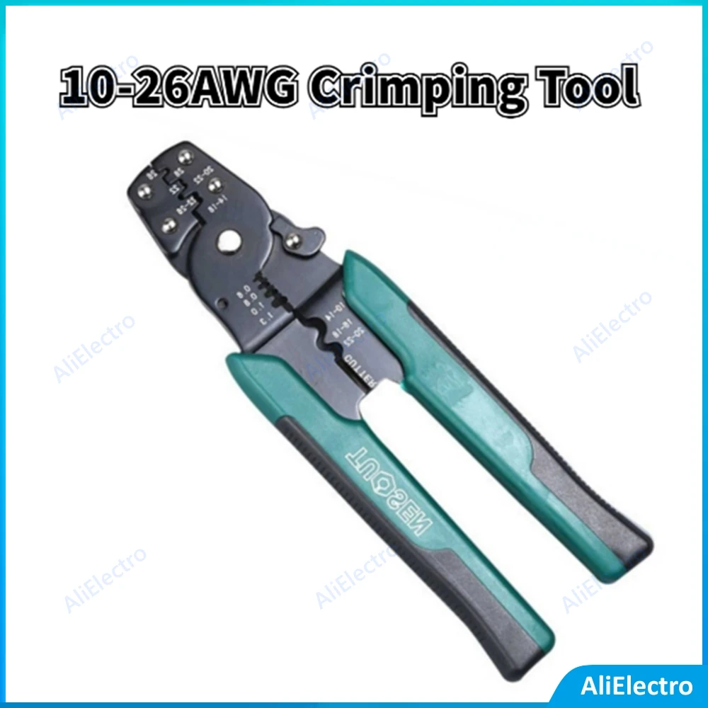 10-26AWG Crimping Tool Crimping Plier Wire Stripper Cutter Crimper WireTool Quadrilateral Tube Bootlace Terminal free shipping