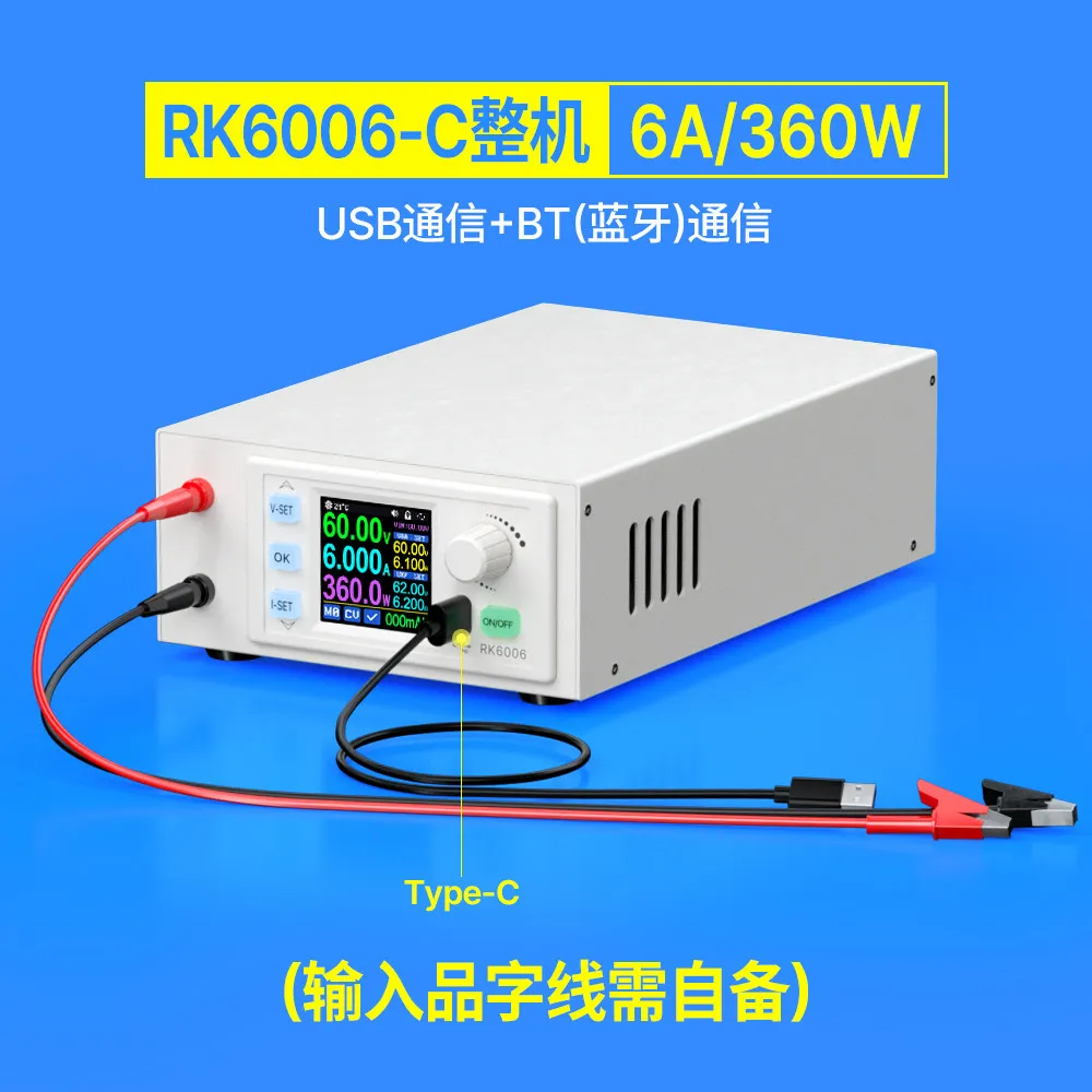 Фото Регулируемый источник питания постоянного тока RK6006-C, настольный регулируемый блок питания RK6012-C для ремонта мобильных телефонов №1