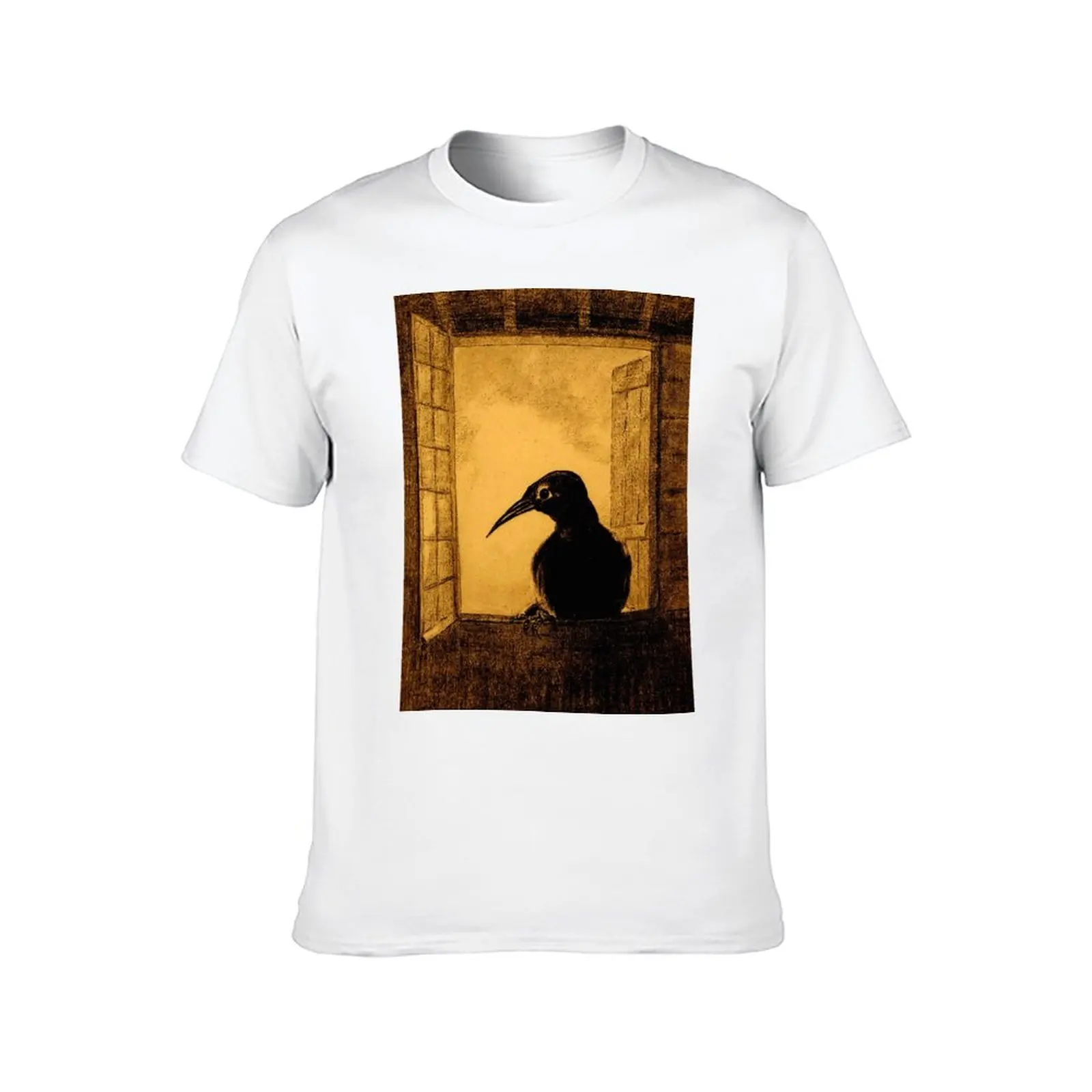 Футболка Odilon Redon Le Corbeau (The Crow) мужская футболка тяжелые футболки для мужчин