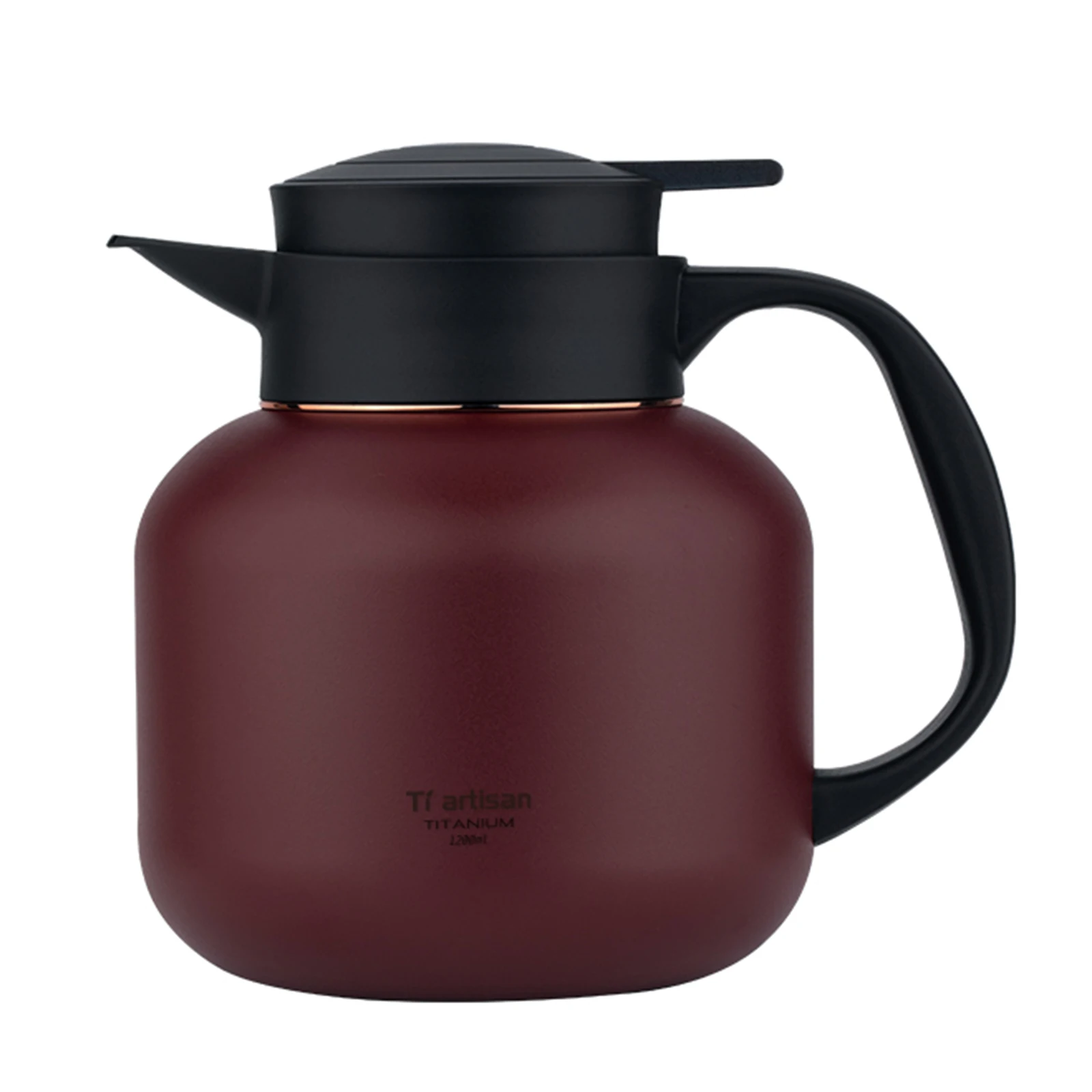 

Durable Tea Insulated Jug Jug Flask Handle Hot Keep Tea Infuser Temperature Display Ti Artisan Titanium Vacuum