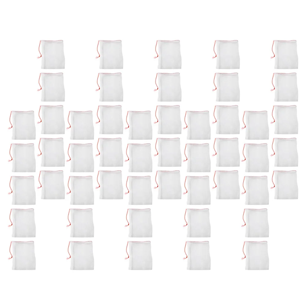 

50pcs Garden Fruit Net Bags Garden Plant Fruit Protection Netting Covers Bags