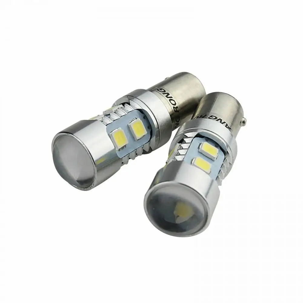 Фото Пара H21W 435 BAY9s Светодиодный боковой указатель парковки заднего хода DRL Свет белый №2