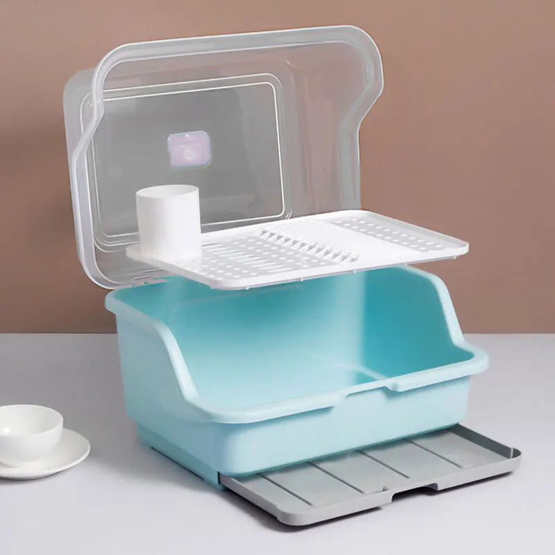 

Бытовая сушилка для посуды, держатель для палочек и посуды, двухслойная стойка для фильтров для посуды, кухонные инструменты, кухонные прин...