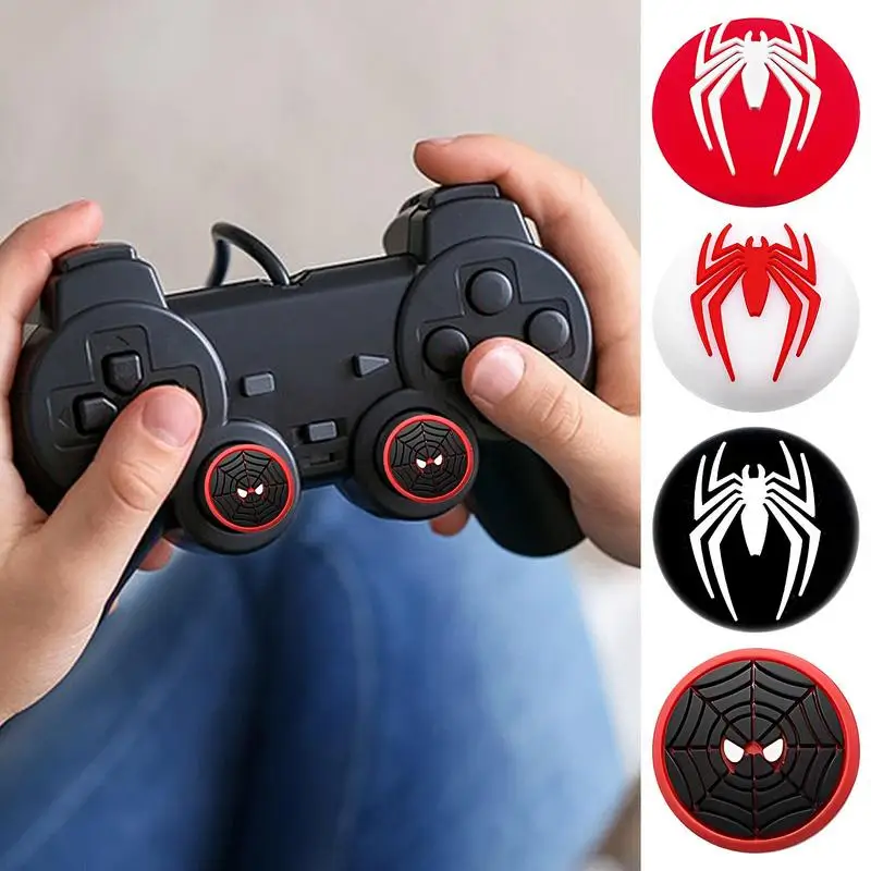 Новинка Силиконовый Аналоговый джойстик для PS5 PS4 XBOXs Switch Pro контроллер 4 шт.