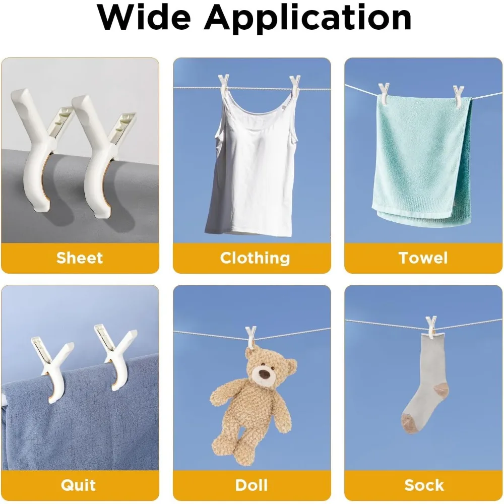 6-компонентная веревка для белья и подвесная вешалка пластиковые прищепки одежды