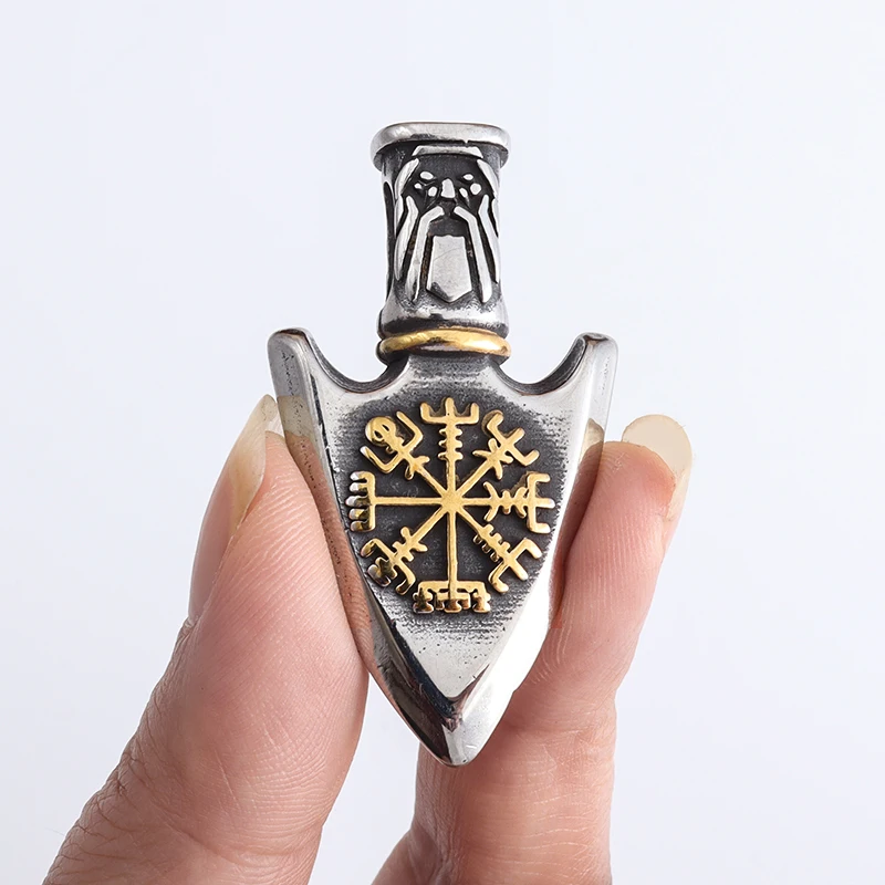 

Fashion Vintage Viking Arrow Necklace Mens Womens Classic Fashion Hip Hop Rock Pendant Necklace Motorcycle Jewelry