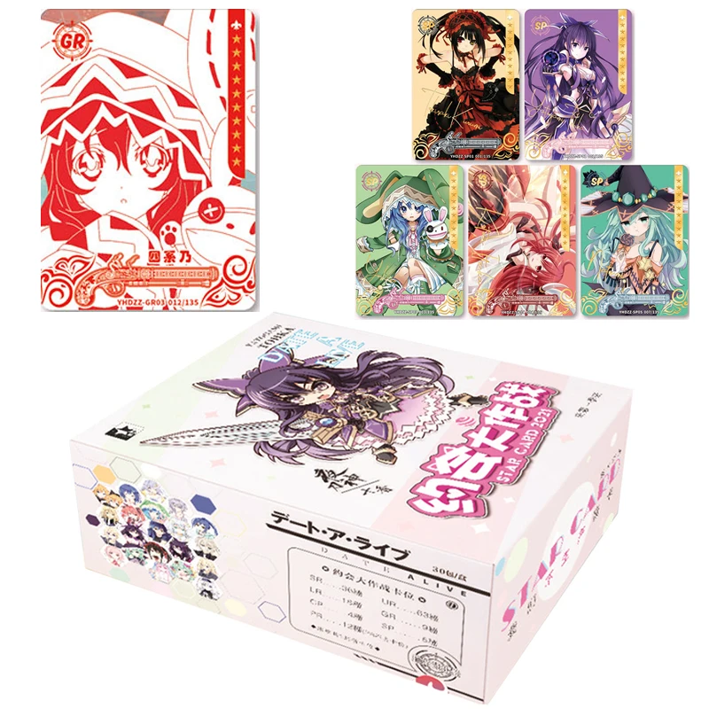 

DATE A LIVE Yatogami Tohka obiichi Origami Anime surrounding figure PR SP game collection card child Toy Birthday Christma Gift