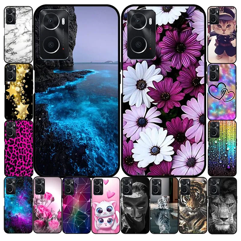 

TPU For Oppo A36 A76 A96 4G Case Soft Silicone Back Cover Case For Oppo K10 4G Capa Phone Back Cover For Realme 9i Fundas Bumper