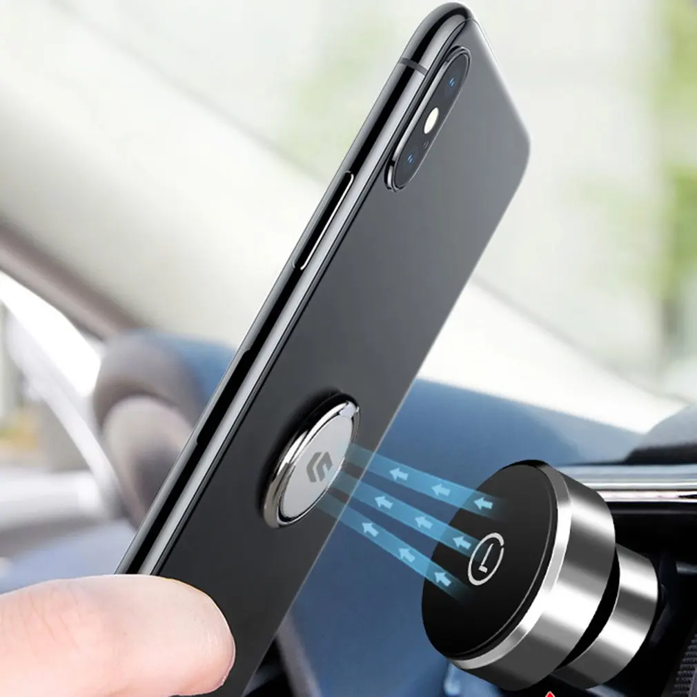 

Multifunctional Magnetic Car Ring Bracket All Metal Integrated Synthesis Interlocking Magnetic Suction Upgrade