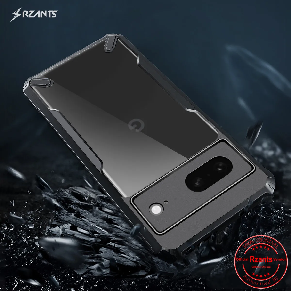 

Rzants For Google Pixel 7 Full Clear Case Crystal Cover Ultra Slim Thin Casing Camera Protection Phone Shell