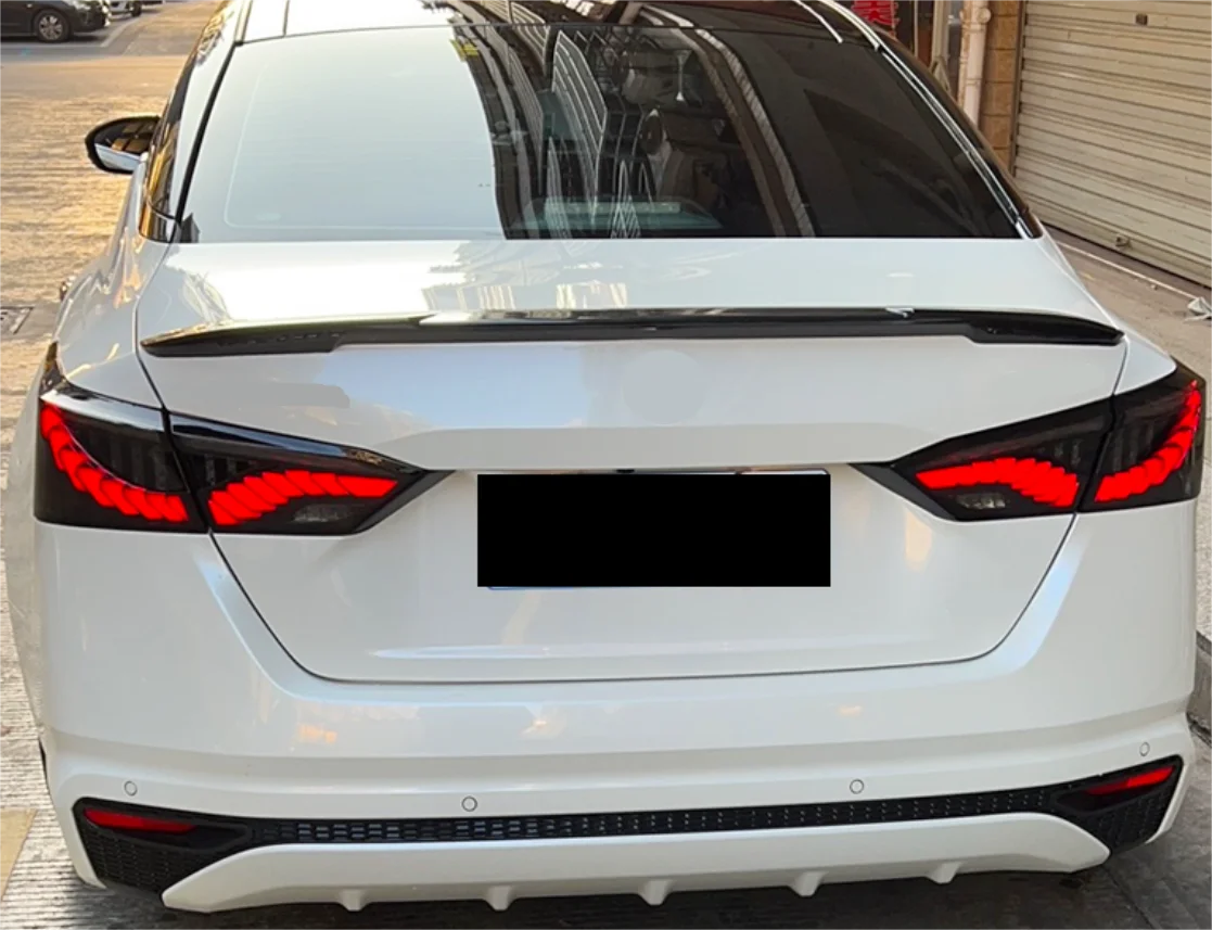 

ABS Glossy Black Rear Spoiler Wing Lip For 2019-2023 Nissan Altima V Style Sedan 4-Door