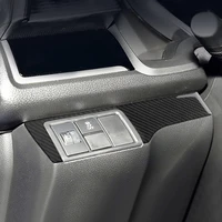 car carbon fiber headlight switch panel cover sticker trim for honda civic 10th gen 2016 2017 2018 2019