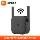 Глобальная версия Xiaomi Wi-Fi расширитель диапазона Pro WiFi усилитель 300M 2,4G Ретранслятор Сети Mi беспроводной маршрутизатор 2 антенны Home