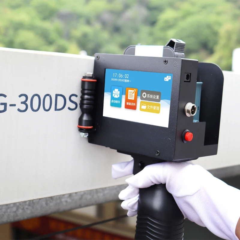 T50 Ручной струйный принтер большого размера для коробок картонной упаковки