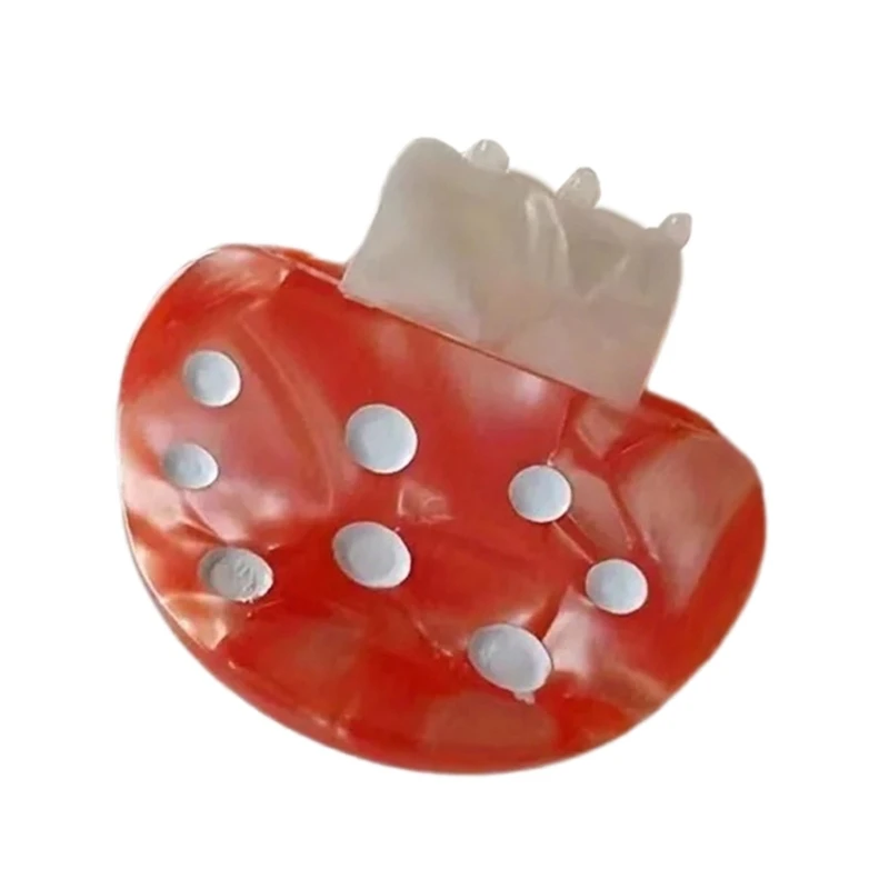 Зажим для волос в форме гриба с уксусной кислотой милый зажим челюсти героями