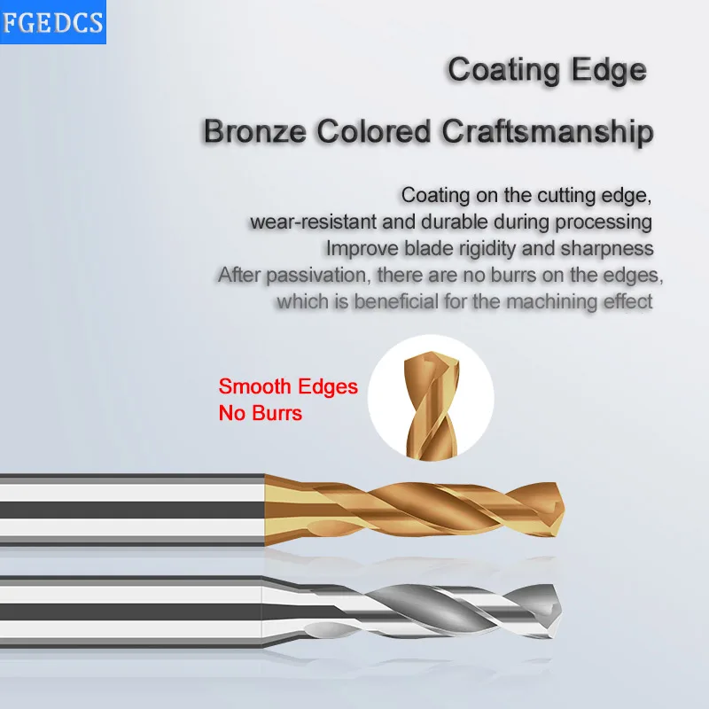 Твердые сверла из карбида вольфрама для алюминия стали 0 5-6 8 мм