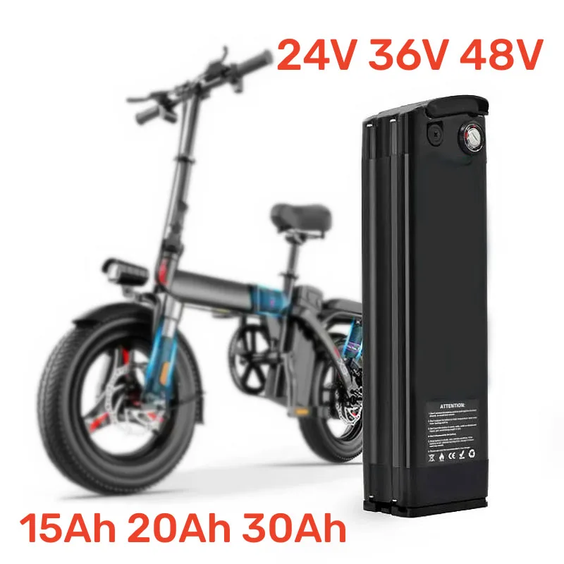

48V 20Ah 15Ah Silverfish Lithium Electric Bike 1000W 500W 24V 36V Lithium Ion Electric Bike Bicycle 48V18650Battery Pack+Charger