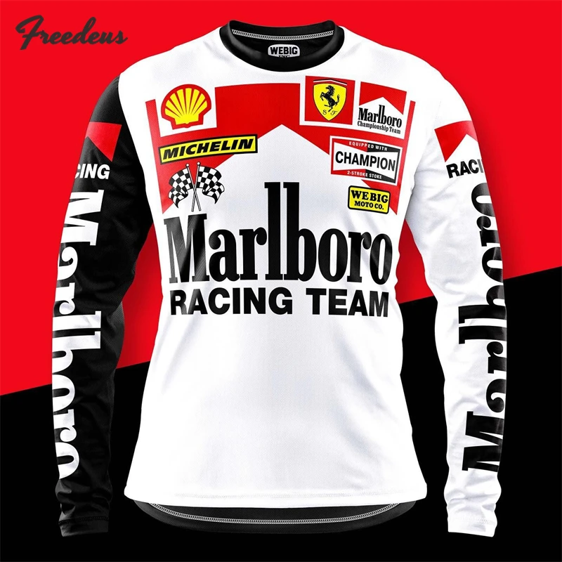 

2023 F1 Men Moto Cycling Clothes Motocross Jersey MTB Enduro Off Road Shirt Downhill Sportswear Motorcycle T-shirts Long Sleeve