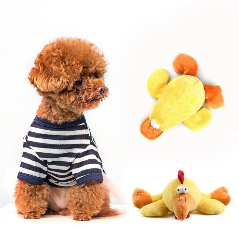 

Pet Toy Plush Big Mouth Duck Corn Carrot With BB Sound Simulation Interactive Training Chewing Molar Pet Cat Dog Supplies