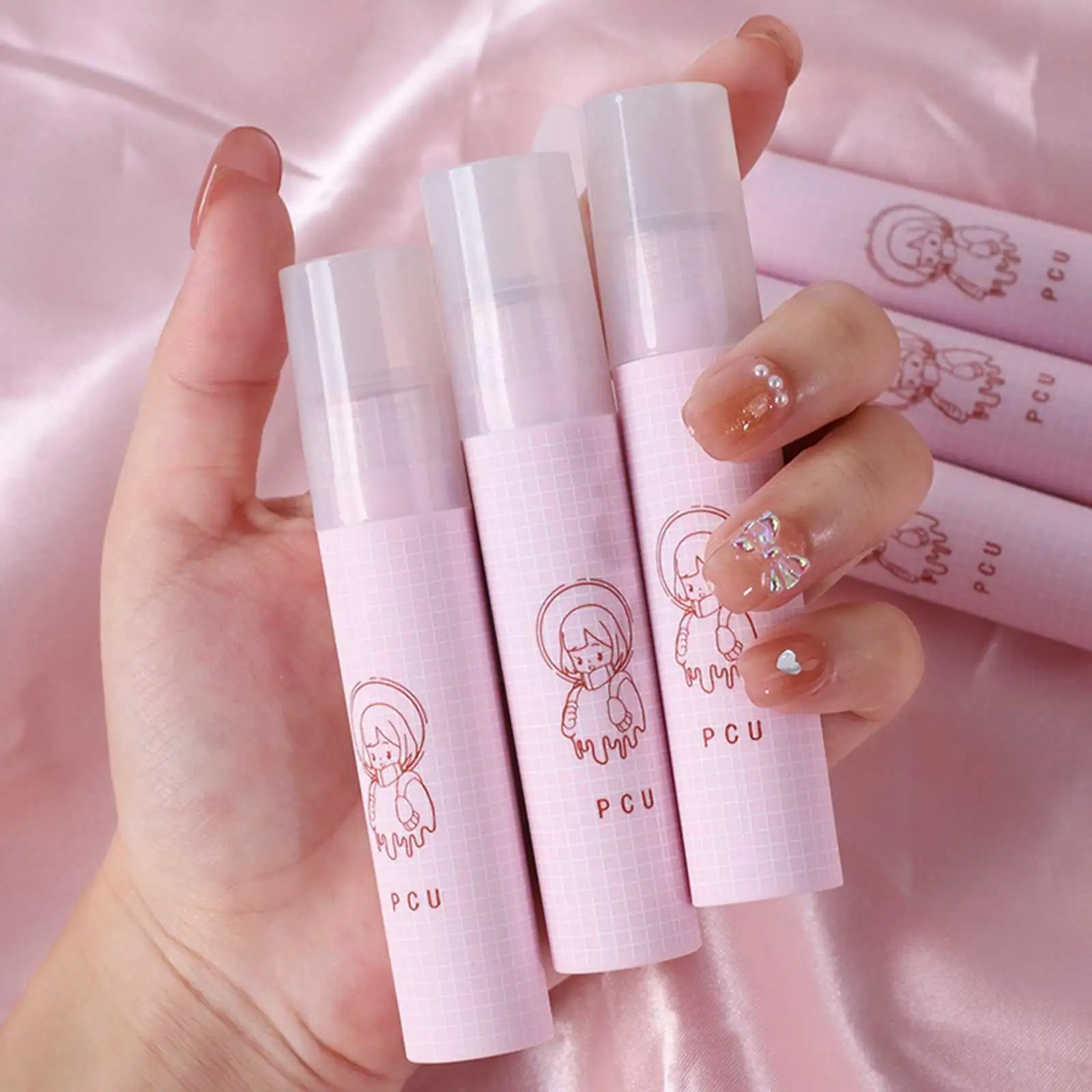 

Cute Mirror Lipstick Moisturizer Lip Plumper Lipgloss Makeup Silky Tint Cosmetic Long Lasting Matte Waterproof Lips Glaze L E4h7