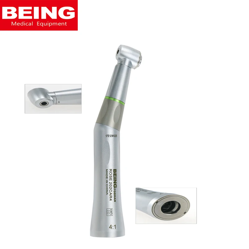 BEING Dental 4:1 Contra Angle Prophy Low Speed Handpiece Kavo Intramatic Head Rose 202CAR4