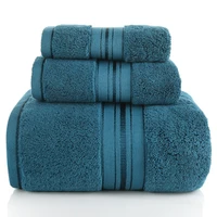 towel bath towel three piece set household pure cotton soft absorbent men and women large size full cotton large size