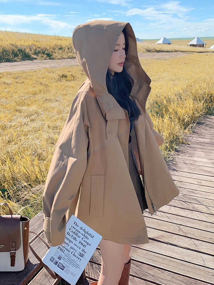 Популярный плащ Advanced Design Sense на раннюю осень верхняя одежда женский короткий топ