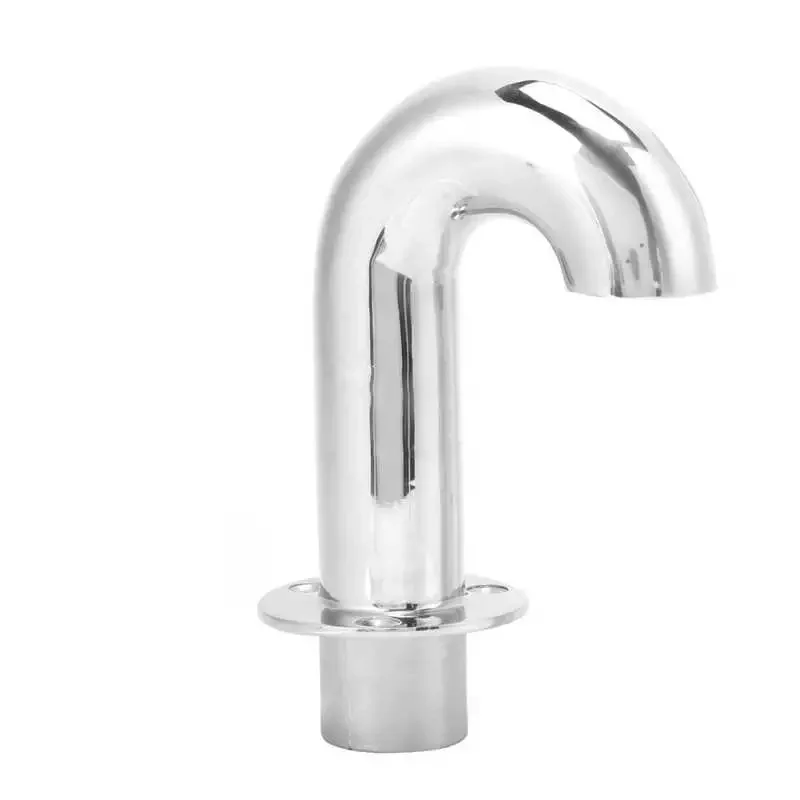 

35mm Vent Pipe 1.4in Gooseneck Vent Pipe Door Window Vent Tube Fitting Connector 316 Stainless Steel for Marine Boat